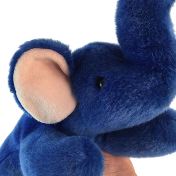 Vintage Ty Beanie Buddies Peanut Blue Elephant Plush 15" Stuffed Animal Toy 1998 - Picture 4 of 7
